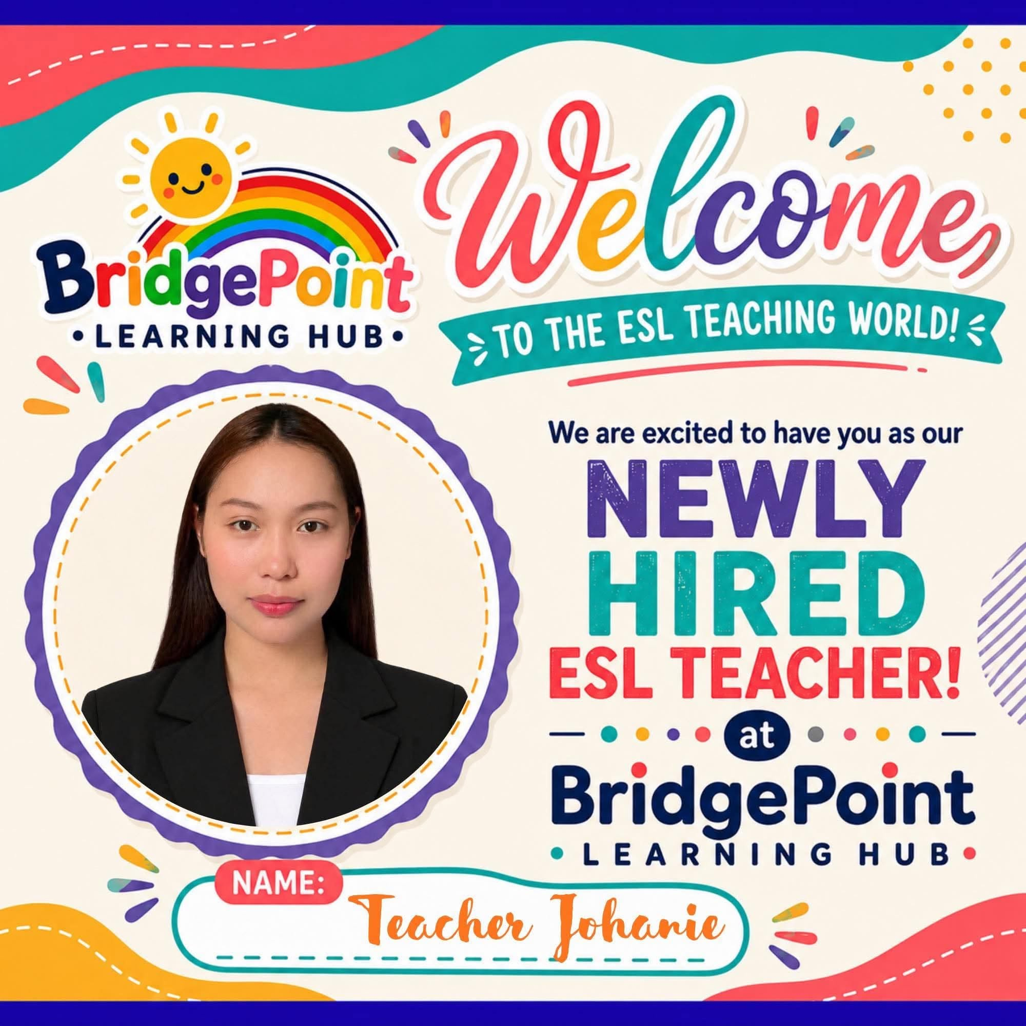 Teacher Johanie